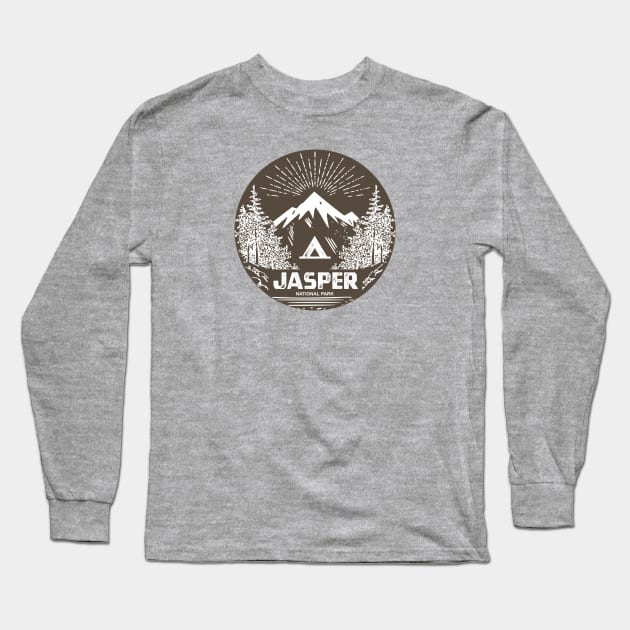 Jasper National Park Long Sleeve T-Shirt by esskay1000